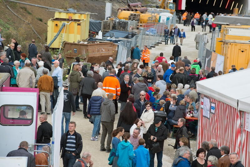 Bürgerfest beim Scheibengipfeltunnel Oktober 2015