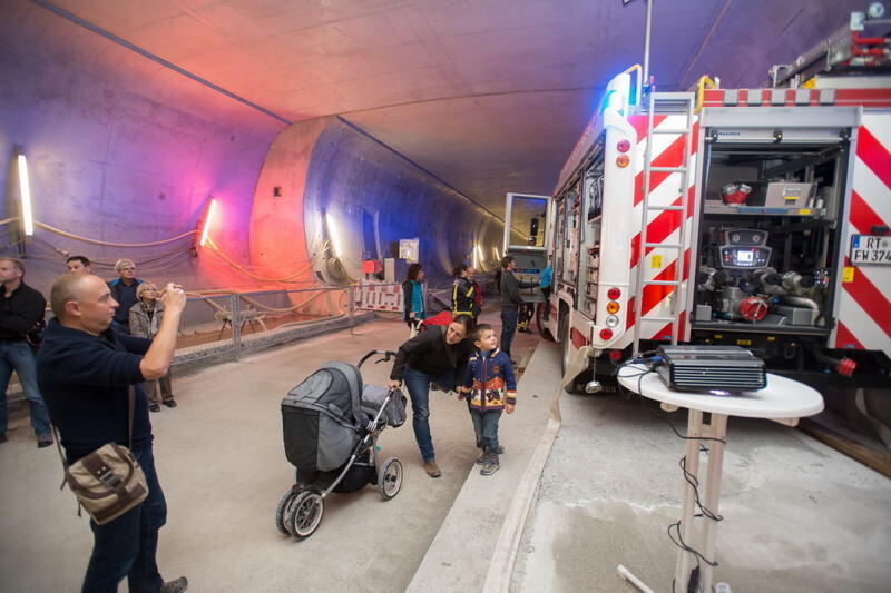 Bürgerfest beim Scheibengipfeltunnel Oktober 2015