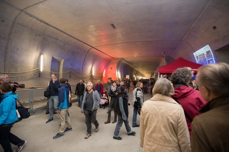 Bürgerfest beim Scheibengipfeltunnel Oktober 2015