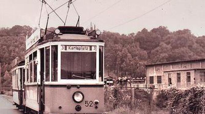 Die gute alte Reutlinger Straßenbahn. FOTO: ARCHIV