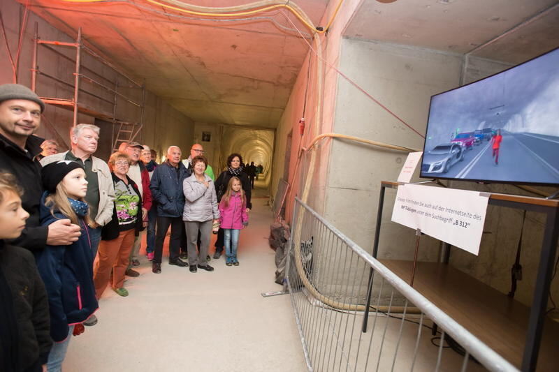 Bürgerfest beim Scheibengipfeltunnel Oktober 2015