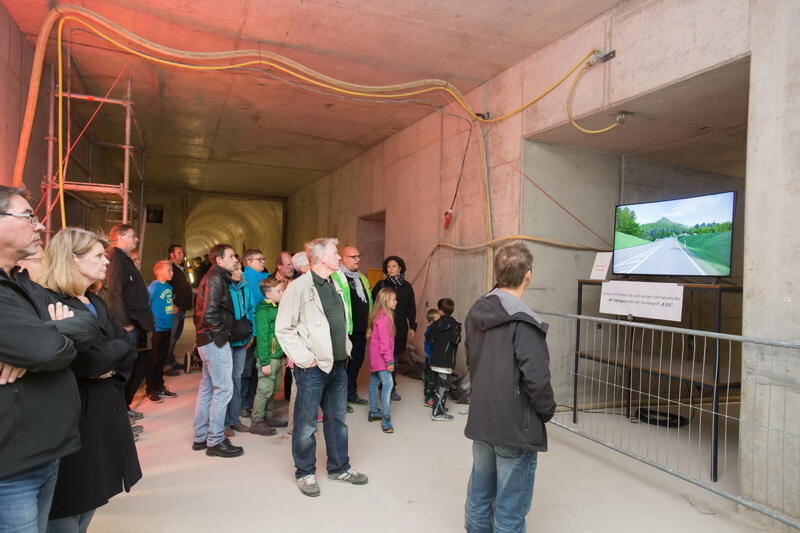 Bürgerfest beim Scheibengipfeltunnel Oktober 2015