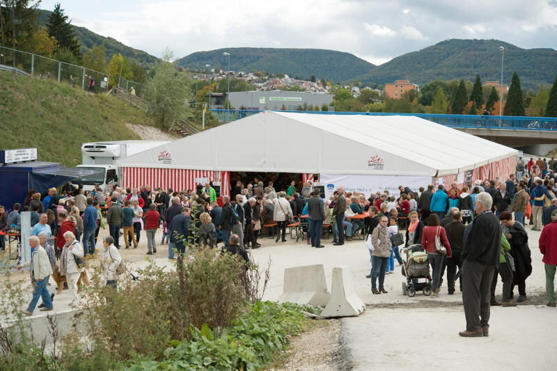 Bürgerfest beim Scheibengipfeltunnel Oktober 2015