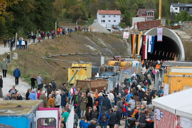 Bürgerfest beim Scheibengipfeltunnel Oktober 2015