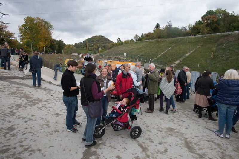 Bürgerfest beim Scheibengipfeltunnel Oktober 2015