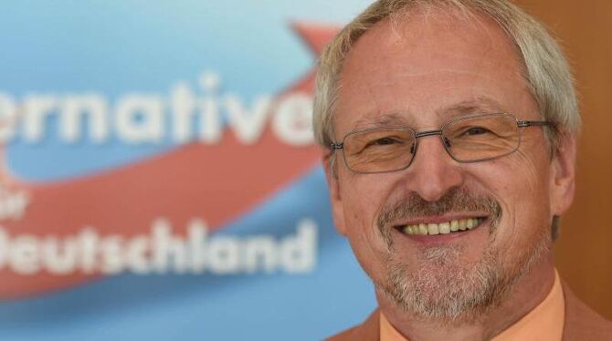 Bernd Grimmer, AfD-Vorstandsmitglied in Baden-Württemberg, hat "Ich habe volles Verständnis für die Menschen, die da auf die