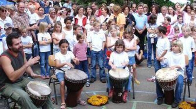 Schüler der Oferdinger Grundschule engagierten sich für ein Hilfsprojekt. FOTO: PR