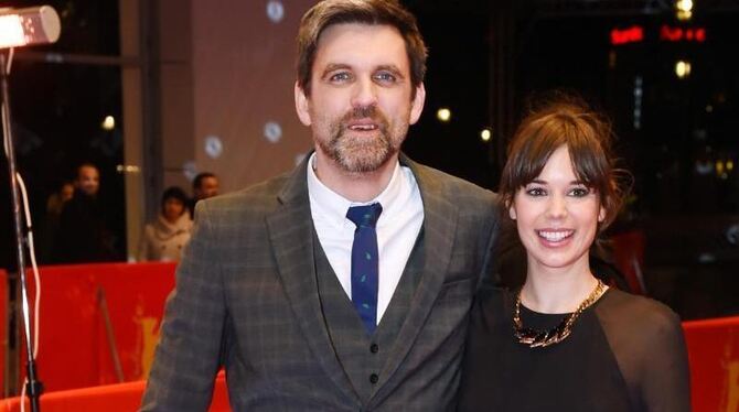 Sebastian Schipper und Laia Costa auf der Berlinale. Foto: Jens Kalaene