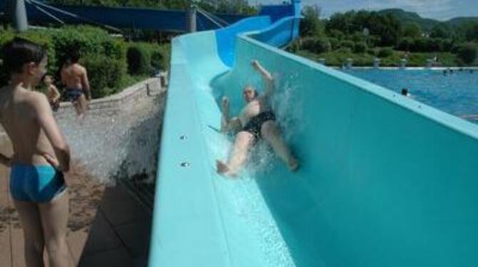 Mössingens Freibad ist um eine Attraktion reicher. FOTO: MEYER