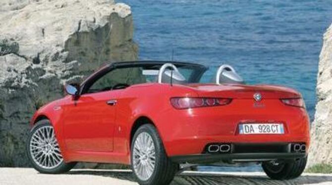 Der Alfa Spider ist ein wunderschön gestalteter Zweisitzer. FOTO: ALFA ROMEO