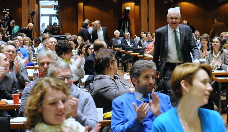 Parteitag der Grünen in der Stadthalle