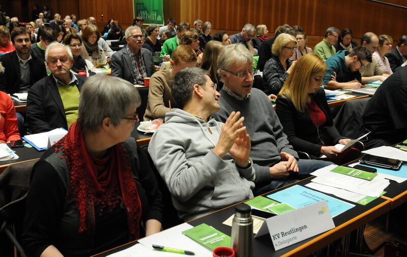 Parteitag der Grünen in der Stadthalle