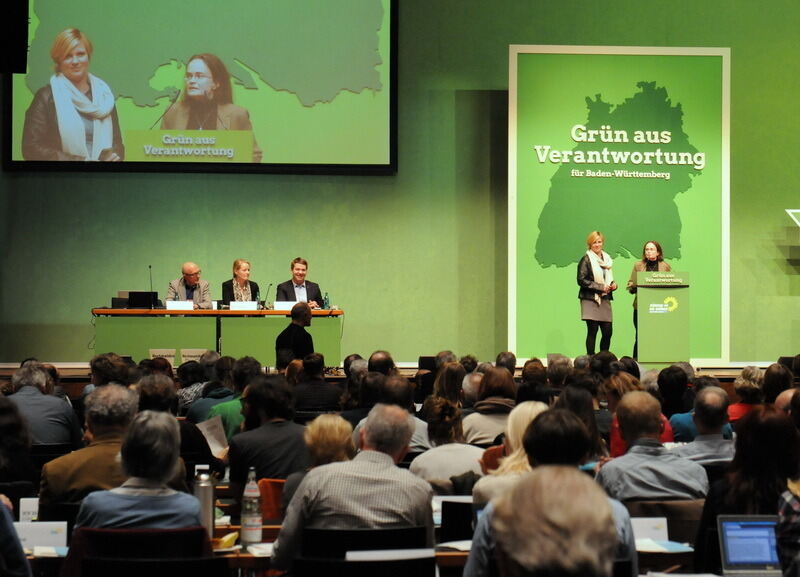 Parteitag der Grünen in der Stadthalle