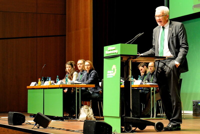 Parteitag der Grünen in der Stadthalle