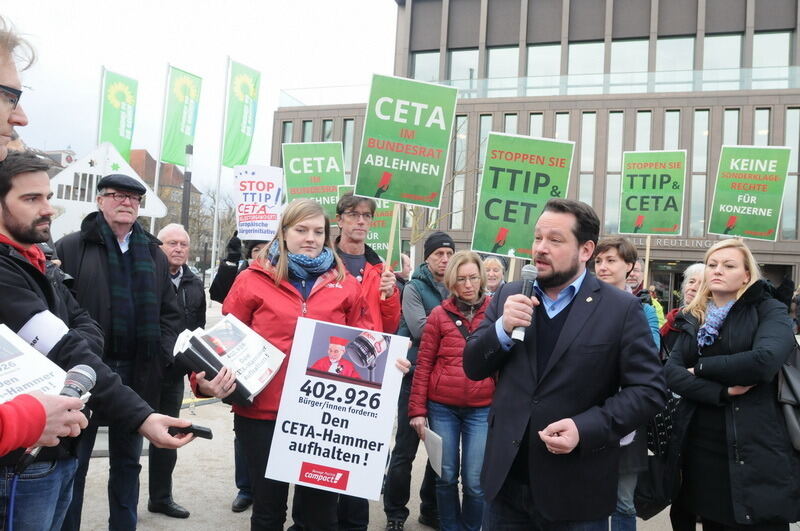 Parteitag der Grünen in der Stadthalle