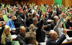 Parteitag der Grünen in der Stadthalle