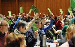 Parteitag der Grünen in der Stadthalle