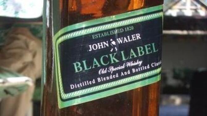 Die Johnny Walker Imitation »John Waler«. FOTO: PR