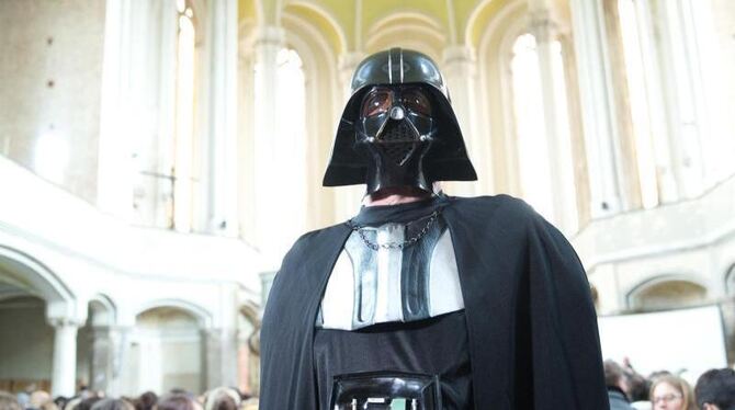 Darth Vader in Berlins Zionskirche. Foto: Jörg Carstensen