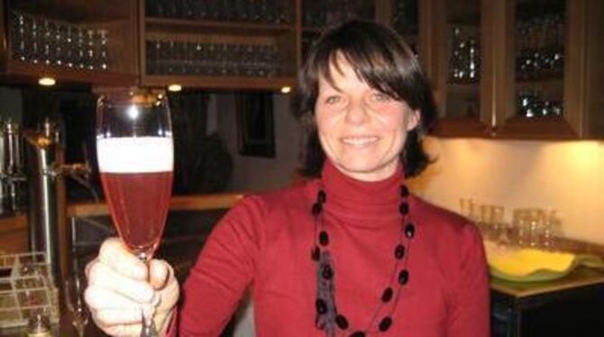 Eine der ersten Frauen der Region, die sich als Bier-Botschafterin auf die herbe Vorbereitungsarbeit zur Sommelier-Prüfung einge