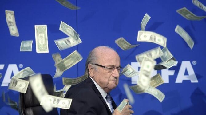 FIFA-Präsident Sepp Blatter wurde wegen Korruptionsverdachts für acht Jahre gesperrt. Foto: Ennio Leanza