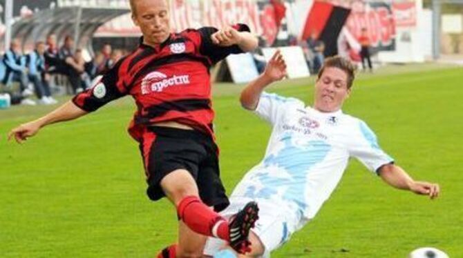 Dürfte heute als Außenverteidiger auflaufen: Andreas Maier (links). GEA-FOTO: PACHER