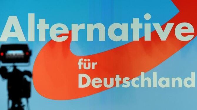 Logo der Partei Alternative für Deutschland (AfD). Foto: Ingo Wagner/Archiv