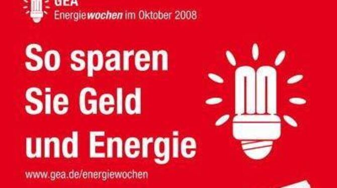 GEA Energiewochen So sparen Sie Geld und Energie