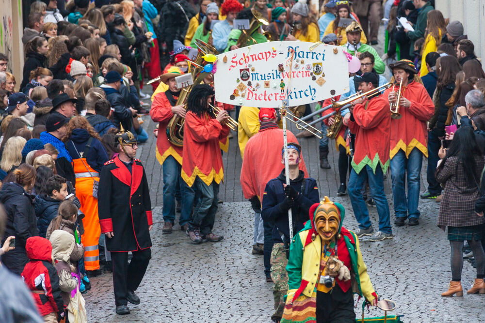 Fasnetsumzug in der Tübinger Altstadt