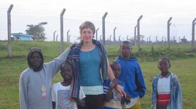 Die früheren Straßenkinder des Eldoret-Projekts liegen Lise Funfack am Herzen. Bereits zum dritten Mal war die junge Frau aus Wi