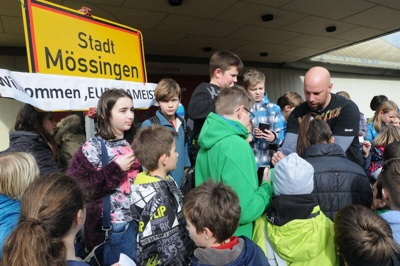 Empfang Handball-Europameister in Mössingen 2016