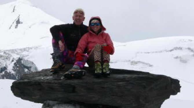 Jürgen Straub und Gabi Schneider sind in Pakistan's unwegsamen Norden unterwegs. FOTO: PR