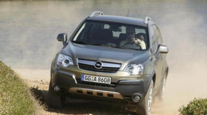 Aktiver Allrader mit serienmäßigem Komfort für die Straße: der Opel Antara. 
FOTO: GENERAL-MOTORS