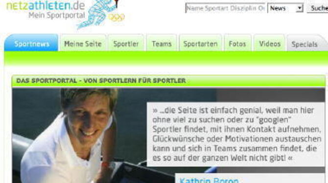 Screenshot von www.netzathleten.de