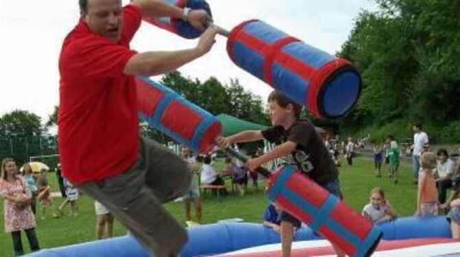 Jede Menge Spiel und Spaß gab es beim Auftakt des Reutlinger Ferienprogramms in Sickenhausen. Abschluss ist am 6. September im M