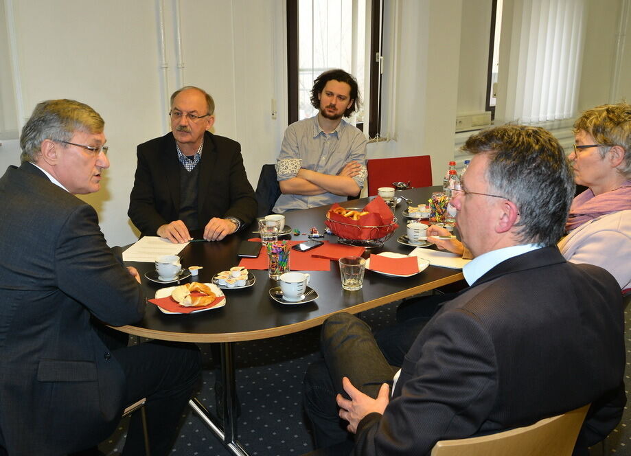 Bernd Riexinger zu Besuch beim GEA 2016