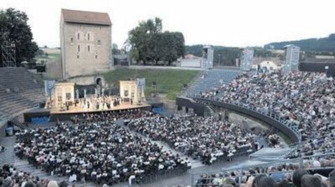 Die römische Arena von Avenches, dem einstigen Aventicum, gibt eine prächtige Kulisse für Freilichtaufführungen ab.
FOTOS: PR