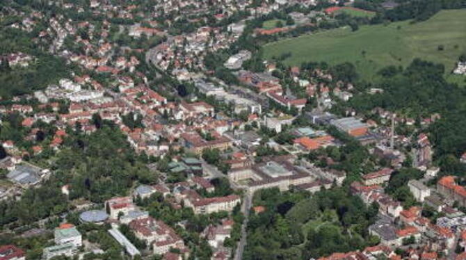 Luftbild der Universität Tübingen. FOTO: STADT TÜBINGEN