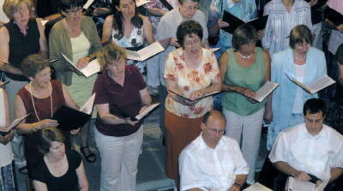 Gemeinsam singen: immer wieder ein Erlebnis.  FOTO: STÖ