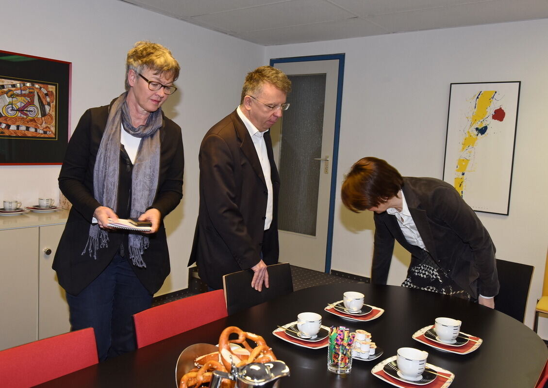 Annette Widmann-Mauz zu Besuch beim GEA