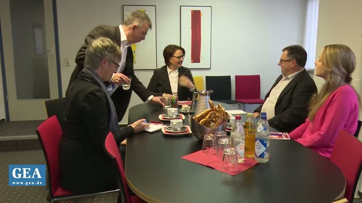 Annette Widmann-Mauz zu Besuch beim GEA