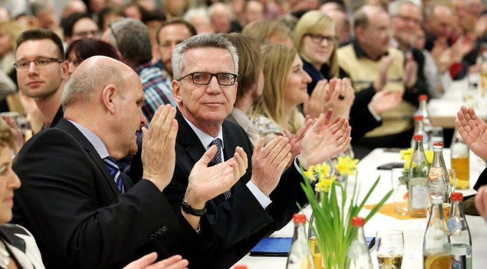 Thomas de Maizière in Pfronstetten