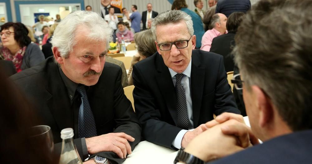 Thomas de Maizière in Pfronstetten