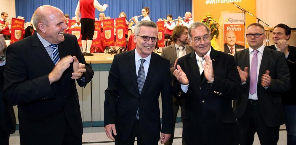 Thomas de Maizière in Pfronstetten