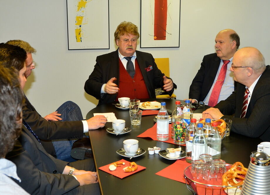 Europaabgeordneter Elmar Brock zu Besuch beim GEA