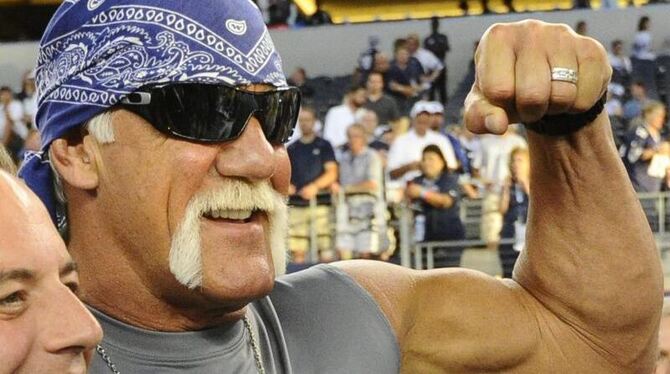 Hulk Hogan ist sauer. Foto: Larry W. Smith