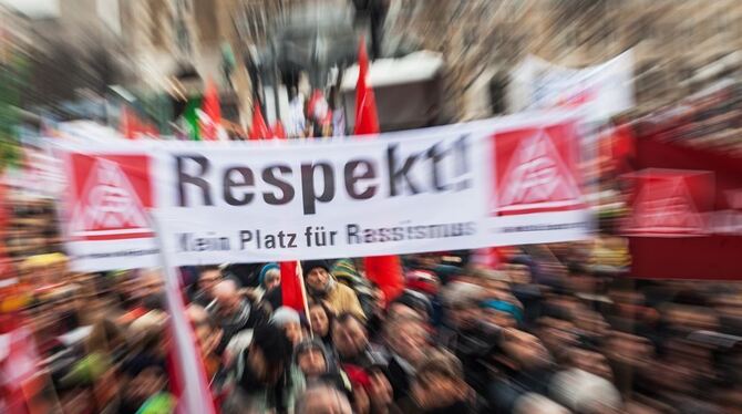 Auf ähnlich viel Resonanz wie hier Mitte Januar in Stuttgart hoffen auch die Reutlinger Organisatoren der morgigen Kundgebung.