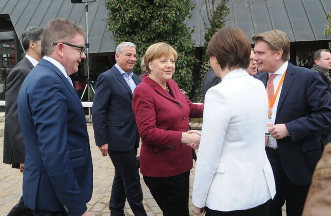 Angela Merkel in Haigerloch März 2016