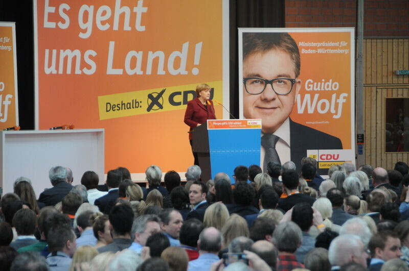 Angela Merkel in Haigerloch März 2016