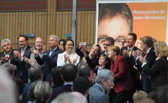 Angela Merkel in Haigerloch März 2016